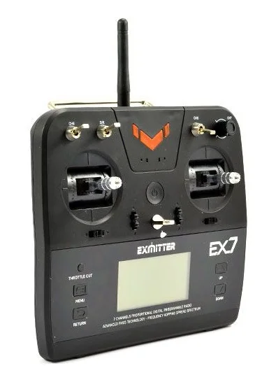 Emisora 7 canales programable con pantalla EXMITTER EX7