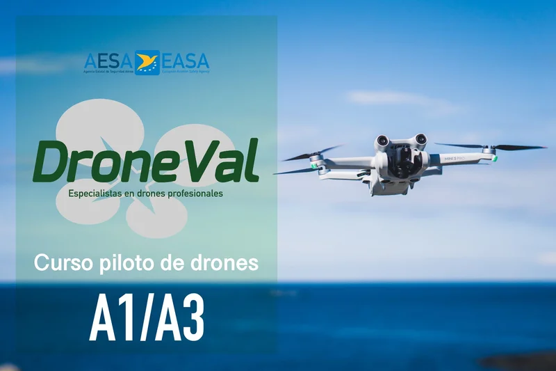 Curso Oficial A1/A3 de Piloto Drones - AESA/EASA