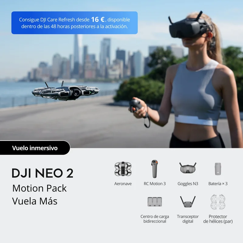 DJI NEO 2 FLY MORE COMBO MOTION