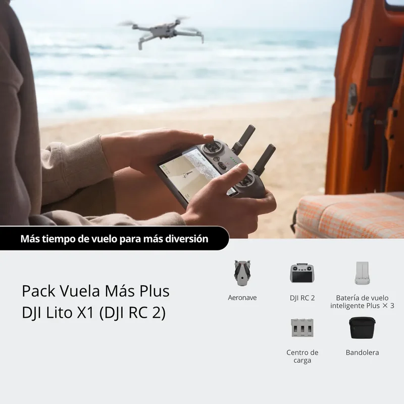 Pack Vuela Más Plus DJI Lito X1 (DJI RC 2)